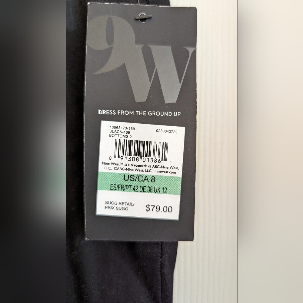 Nine West Black Crop Boot Pants NWT - Picture 3 of 11